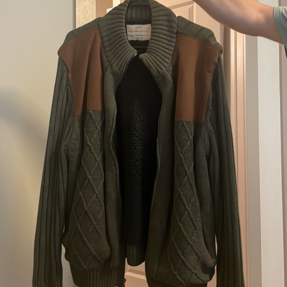 Original Weatherproof Vintage Sweater Jacket